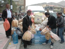 Van'a yardım Yağmuru